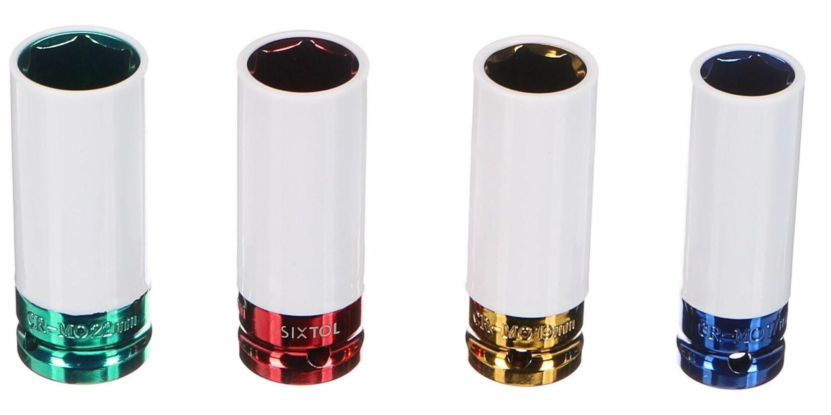 Rázové hlavice MECHANIC IMPACT 2, 1/2, 4ks SIXTOL