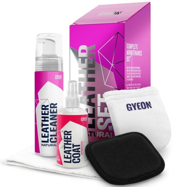 Sada pro čištění a impregnaci kůže Gyeon Q2M LeatherSet NATURAL