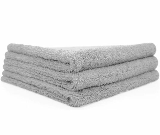 Sada mikrovláknových utěrek The Collection Dual Pile 420 GSM 40x40 cm 3 pack (Ice Grey)