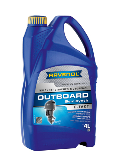 RAVENOL Outboardoel 2T Teilsynth.; 4 L