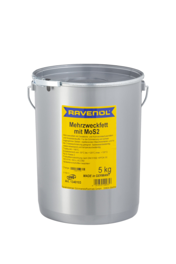 RAVENOL Mehrzweckfett mit MoS-2; 5 kg