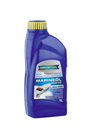 RAVENOL MARINEOIL SHPD 25W40 mineral; 1 L