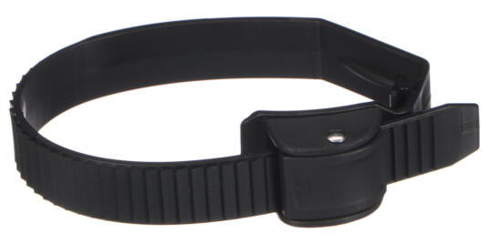 Rychloupínací pásek pro nosič kol na tažné zařízení, délka 38cm, černý - náhradní díl SIXTOL