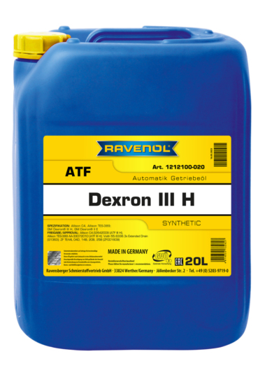 RAVENOL ATF DEXRON III H; 20 L