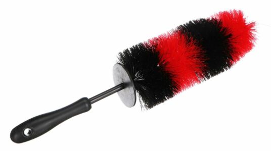 Kartáč na čištění ráfků kol auta CAR DETAILING TIRE BRUSH L, průměr 10 cm SIXTOL