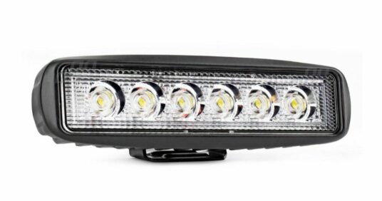 LED pracovní světlo 6 LED 9-60V 18W 160x43x42mm