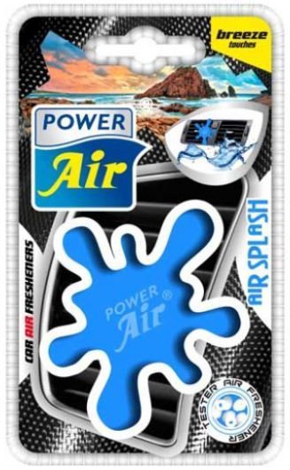 POWER AIR plastový osvěžovač Splash Breeze