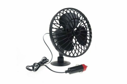 Ventilátor do auta s přísavkou 10cm 12V