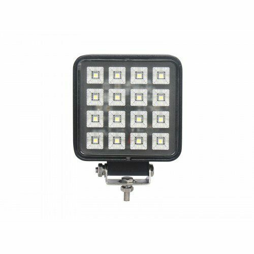LED světlo (s vypínačem) na pracovní stroje 10-30V, 16x1W, ECE R10