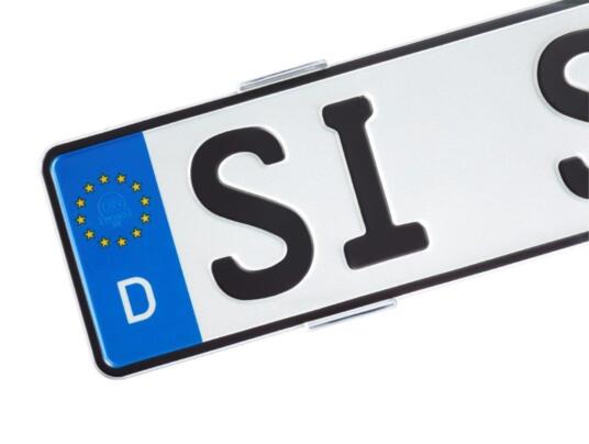 Držák SPZ "Simple Fix"čirý 110mm - 4ks