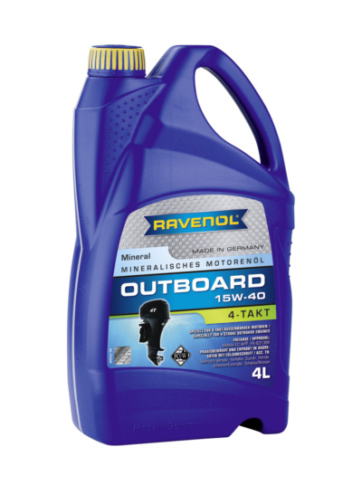 RAVENOL Outboardoel 4T SAE 15W-40; 4 L