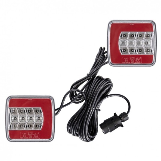 Sdružená LED světla magnetická s kabelem 7,5m 7pin