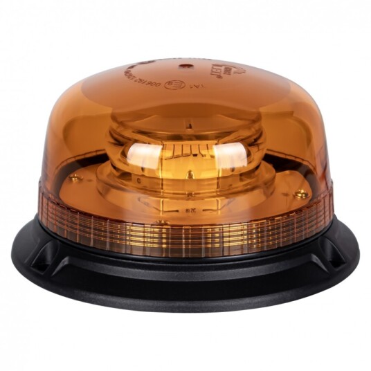 LED maják, 12-24V, 36x LED oranžový, pevná montáž, ECE R65 R10 - 136x73mm