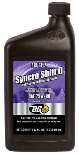 BG 79232 BG SYNCRO SHIFT II 75W-80 946 ml