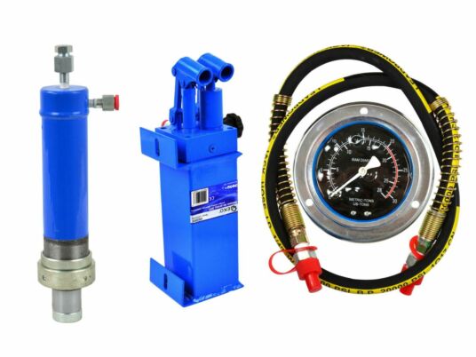 Hydraulické čerpadlo do dílenského lisu 20T, manometr GEKO