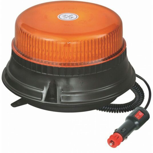PROFI LED maják 12-24V 12x3W oranžový magnet ECE R65 87x140mm