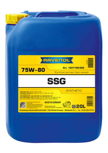 RAVENOL SSG Spec Synt LKW Getriebeöl 75W-80; 20 L
