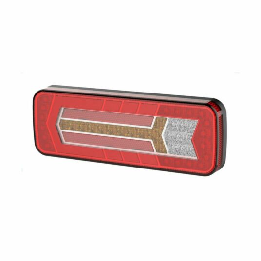 LED zadní svězlo, dynamická směrovka, 12/24V - 284x100x37,8mm