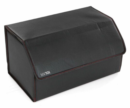 Organizér do kufru auta CAR COMPACT LEATHER L, 2 přihrádky, skládací, s víkem SIXTOL