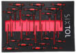 Modul s nářadím do dílenského vozíku MECHANIC TOOL TRAY 5, 18ks SIXTOL
