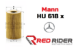 Olejový filtr MANN-FILTER HU 618 X