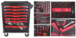 Dílenský vozík na nářadí MECHANIC TROLLEY KEVIN 253, 7 šuplíků, 253 ks nářadí SIXTOL