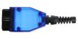 Zástrčka OBD-II s 16 piny pro montáž vlastního kabelu MECHANIC CABLE 31, modrá SIXTOL