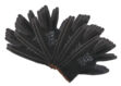 Rukavice pracovní z polyesteru polomáčené v PU GLOVE PE-PU 9, černé, vel 9", 6 párů SIXTOL