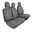 Potahy na přední sedadla pro dodávky L+M, LAMPA, šedé