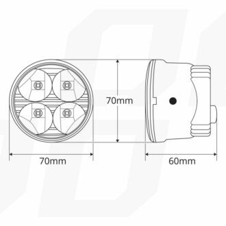 Světla pro denní svícení DRL 12-24V 11,16W 800lm