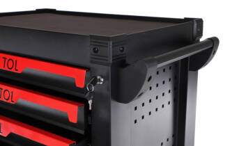 Dílenský vozík na nářadí MECHANIC TROLLEY KEVIN 274, 7 šuplíků, 274 ks nářadí SIXTOL