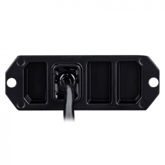 Výstražné LED světlo vnější oranžové, 12-24V 3LED 9W, ECE R10, 80x28 mm