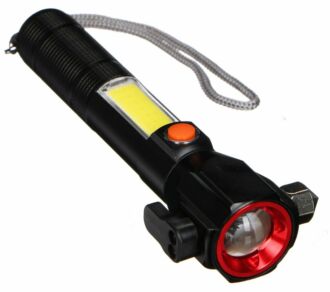 Svítilna do auta bezpečnostní s magnetem CAR LAMP SAFETY, 300 lm, COB LED, USB SIXTOL