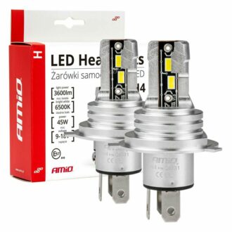 LED autožárovky H4 bílá, 9-18V, 3600 lm - 2 ks