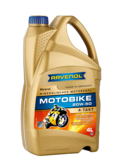 RAVENOL Motobike 4-T Mineral 20W-50; 4 L