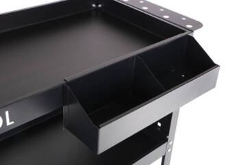 Dílenský vozík na nářadí MECHANIC TROLLEY ROGER, 3 police SIXTOL