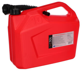 Kanystr plastový MECHANIC FUEL CANISTER RED 10L, červený SIXTOL