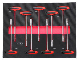 Dílenský vozík s nářadím MECHANIC TROLLEY TITAN 1559, 13 šuplíků, 1559 ks nářadí SIXTOL