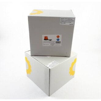 PROFI LED maják 12-24V 40x1W oranžový magnet, ECE R65 130x90 mm
