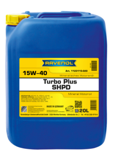 RAVENOL Turbo plus SHPD SAE 15W-40; 20 L