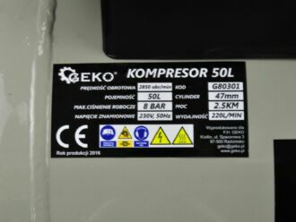 GEKO G80301 Kompresor olejový, 50l
