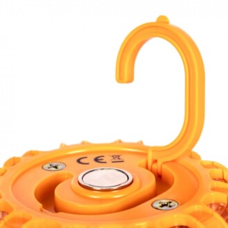 LED výstražné světlo magnetické oranžové 12 LED