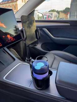 Multifunkční držák nápojů a mobilu do auta CAR CUP HOLDER 2 SIXTOL