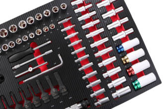 Dílenský vozík s nářadím MECHANIC TROLLEY TITAN 1559, 13 šuplíků, 1559 ks nářadí SIXTOL