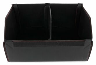 Organizér do kufru auta CAR COMPACT LEATHER L, 2 přihrádky, skládací, s víkem SIXTOL