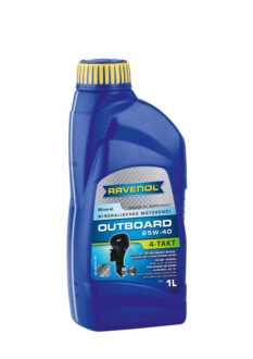 RAVENOL Outboardoel 4T SAE 25W-40; 1 L
