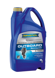 RAVENOL Outboardoel 2T Teilsynth.; 4 L