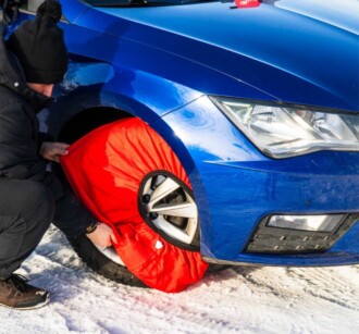 Textilní sněhové řetězy 3D XL EN16662-1 Önorm - 2 ks