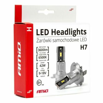 LED autožárovky H7 bílá, 9-18V, 3600 lm - 2 ks