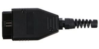 Zástrčka OBD-II s 16 piny pro montáž vlastního kabelu MECHANIC CABLE 29, černá SIXTOL